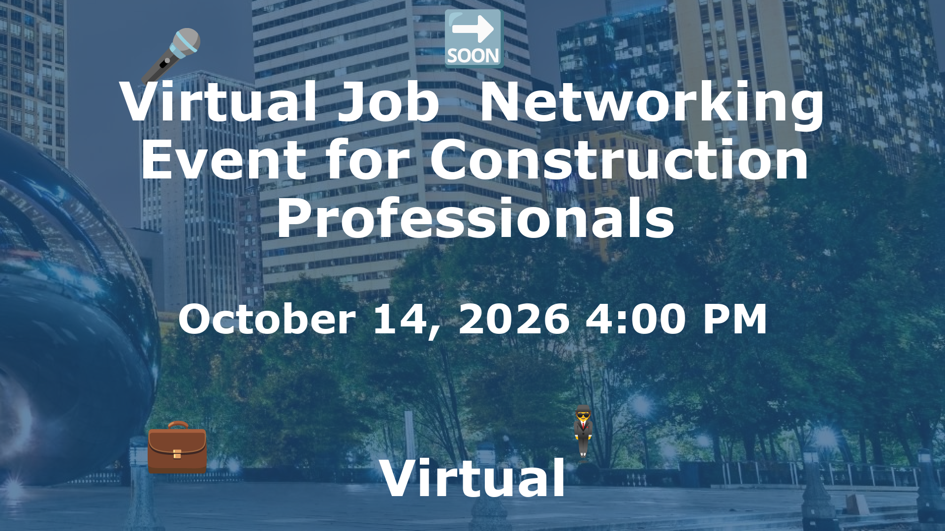 Virtual Job  Networking Event for Construction Professionals event image
